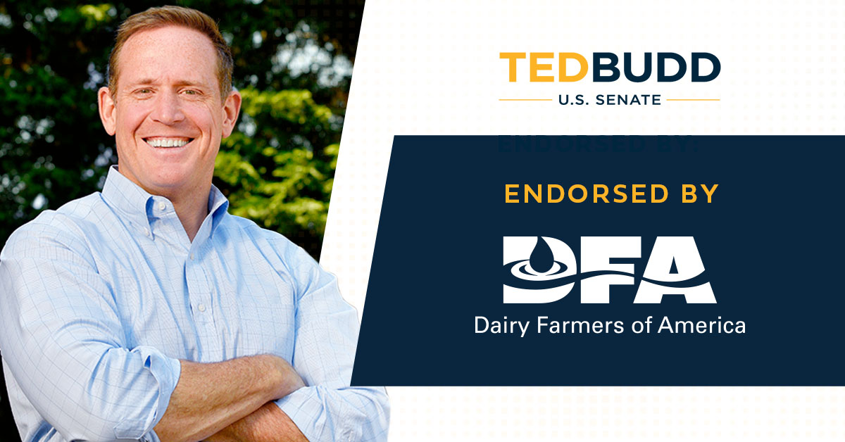 Farmers Announce Their Support of Ted Budd for US Senate as the Best Candidate to Protect and Promote US Farm Families