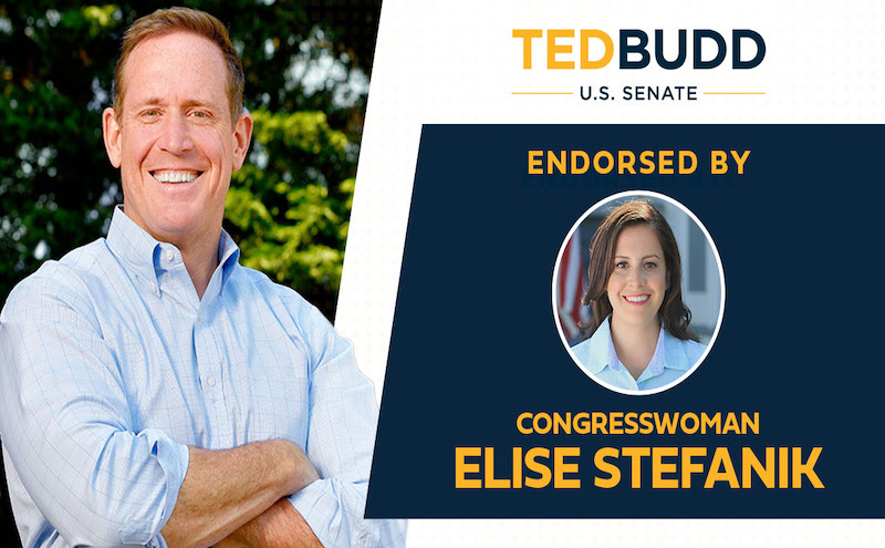 Congresswoman Elise Stefanik Endorses Ted Budd for US Senate