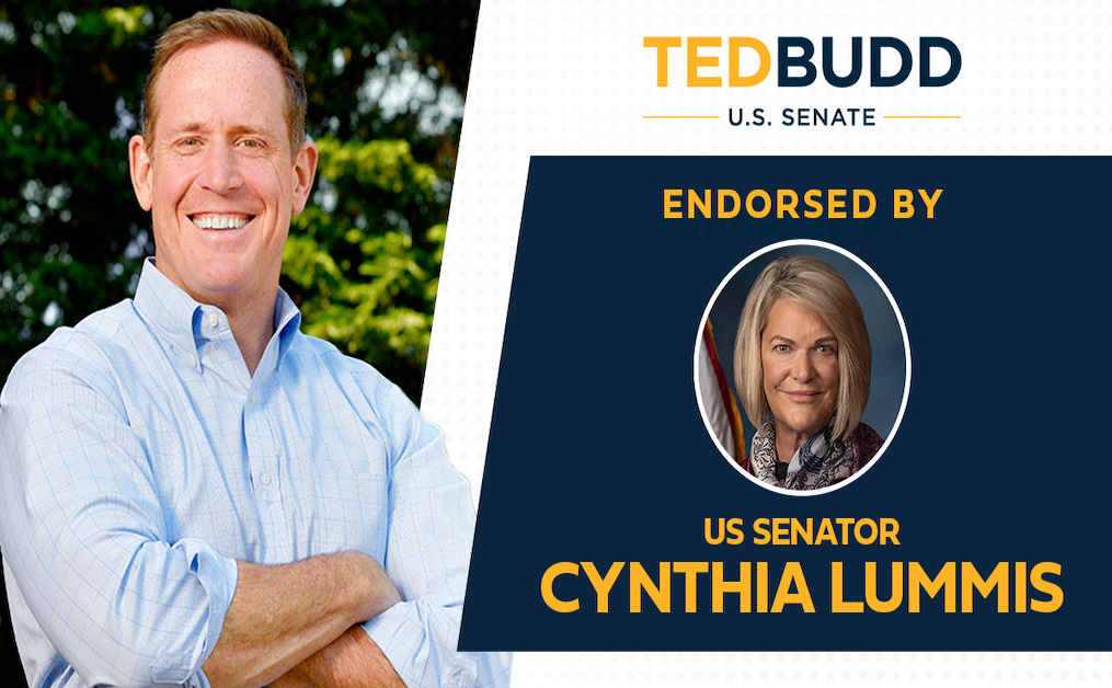 US Senator Cynthia Lummis Endorses Ted Budd for US Senate
